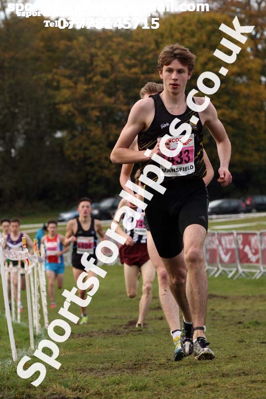 Mens junior National Cross Country Relay, Berry Hill Park, Mansfield. Photo:  David T. Hewitson/Sports for All Pics